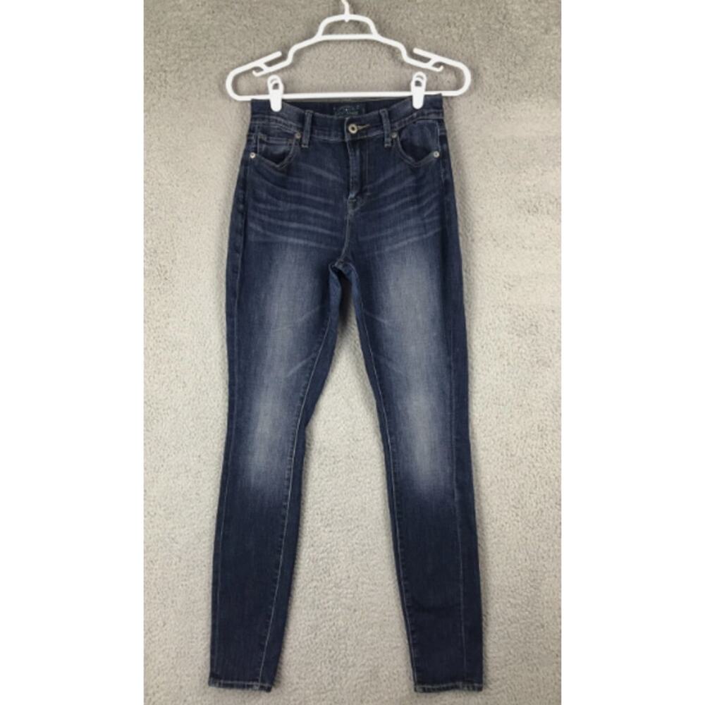 Lucky Brand Olivia Skinny Womens Mid Rise Stretch Blue Jeans Size